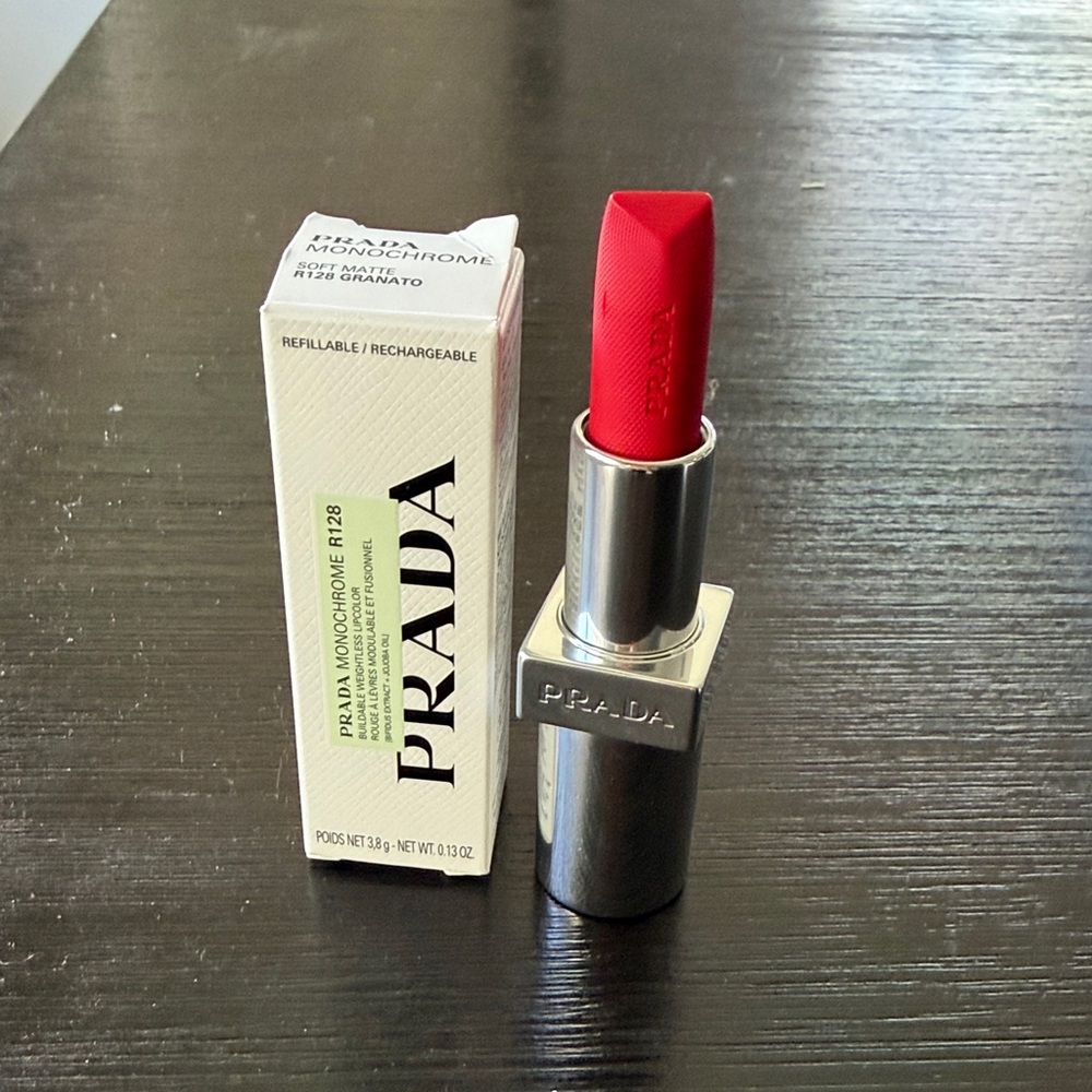 Prada monochrome lipstick R128 granato